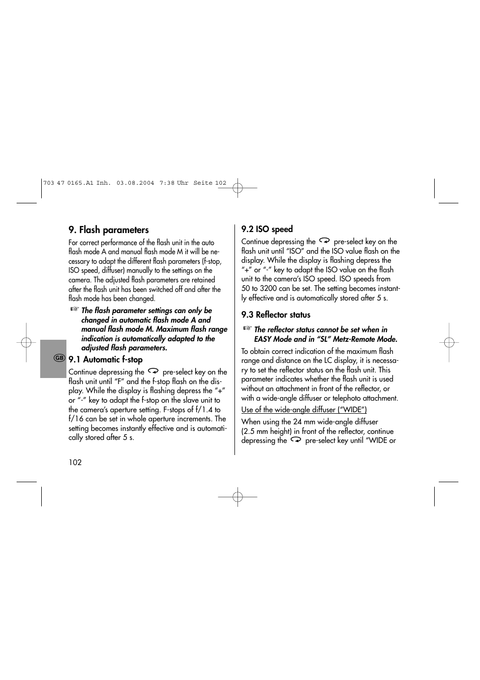 Metz 28 CS-2 User Manual | Page 18 / 33