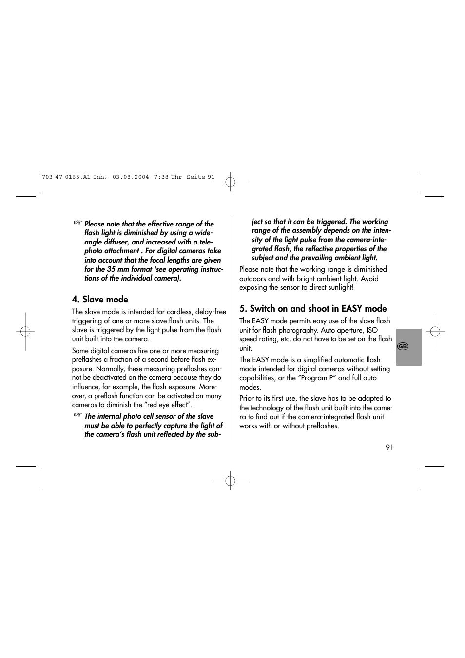 Metz 28 CS-2 User Manual | Page 7 / 33