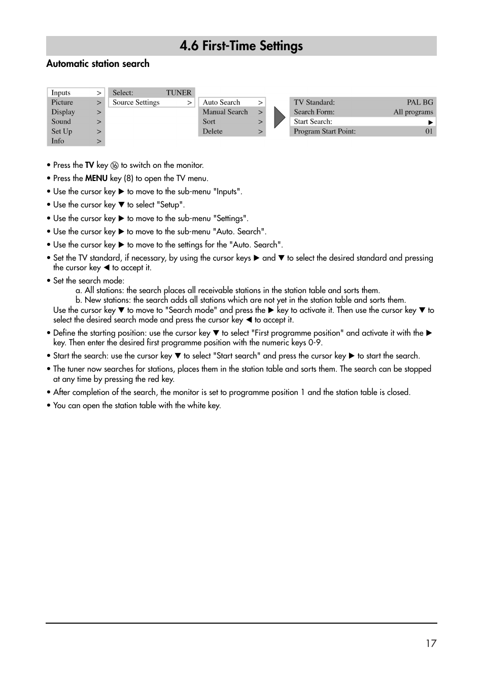 6 first-time settings | Metz 40 TK 81 User Manual | Page 17 / 40