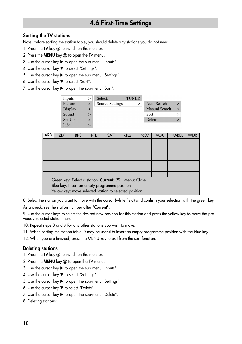 6 first-time settings | Metz 40 TK 81 User Manual | Page 18 / 40