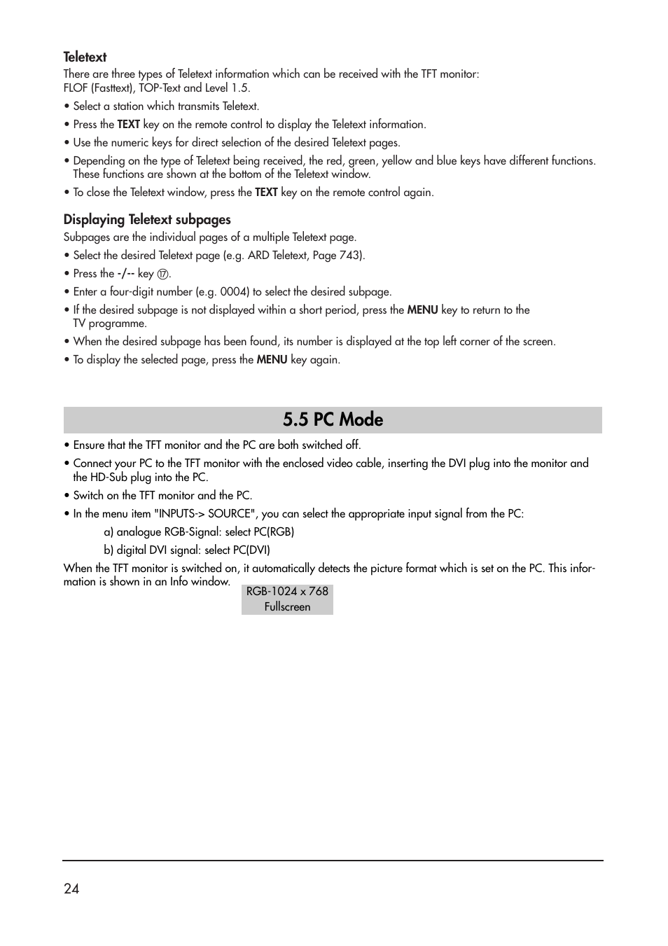 5 pc mode | Metz 40 TK 81 User Manual | Page 24 / 40