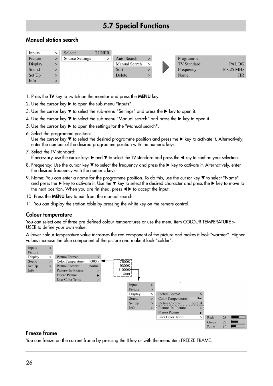 7 special functions | Metz 40 TK 81 User Manual | Page 26 / 40