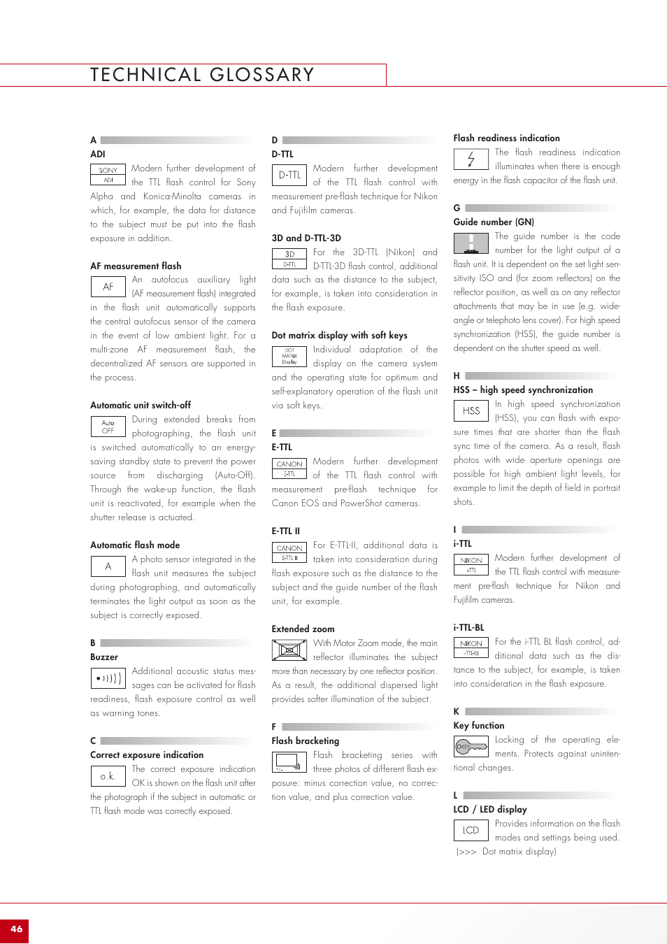 Metz Camera Flash Light User Manual | Page 46 / 48
