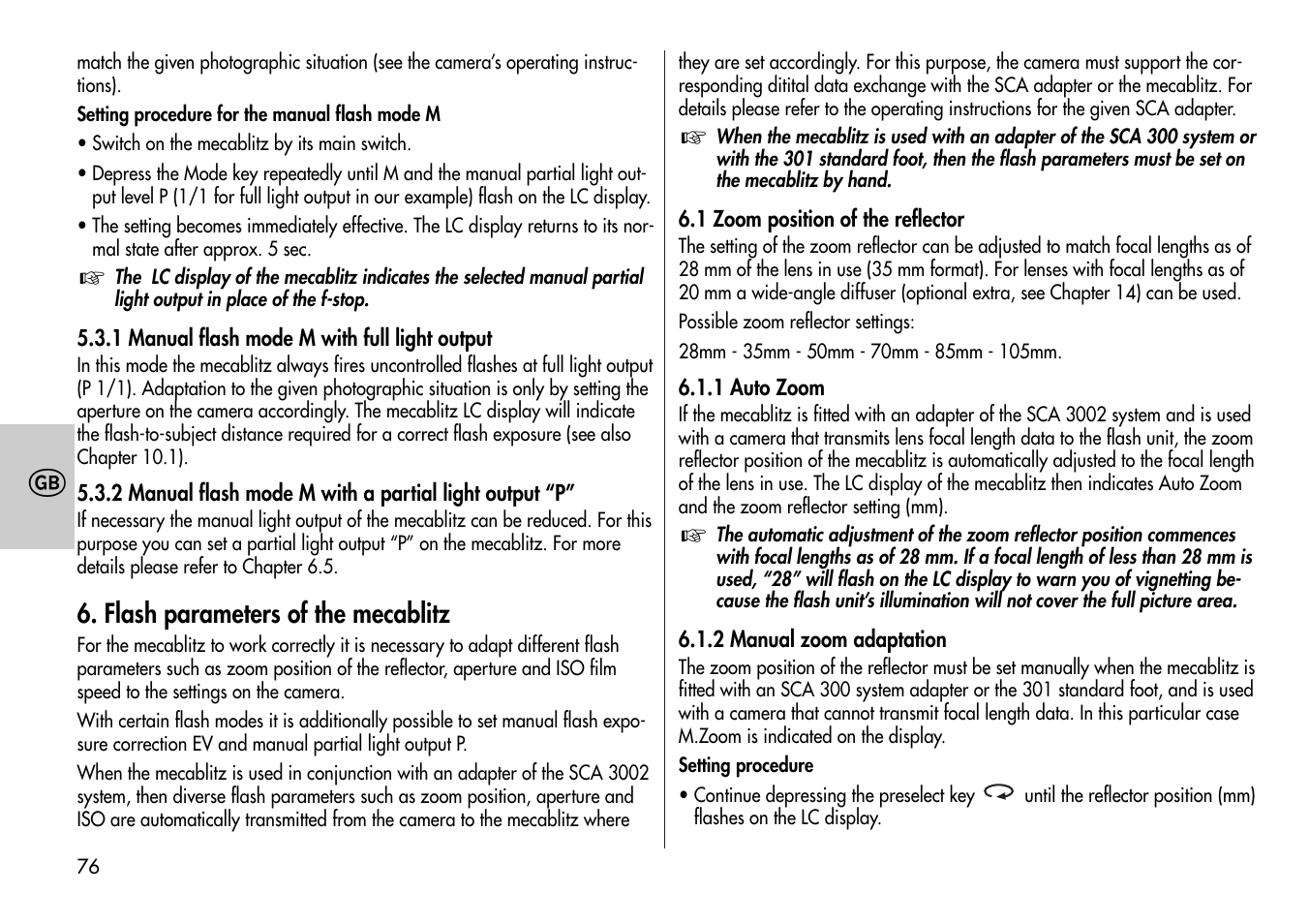 Metz Mecablitz 44 MZ-2 User Manual | Page 10 / 29