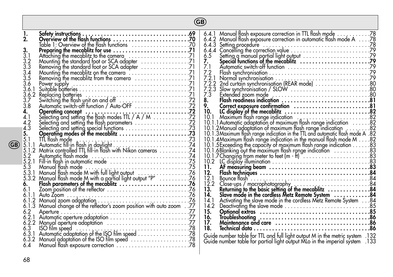 Metz Mecablitz 44 MZ-2 User Manual | Page 2 / 29