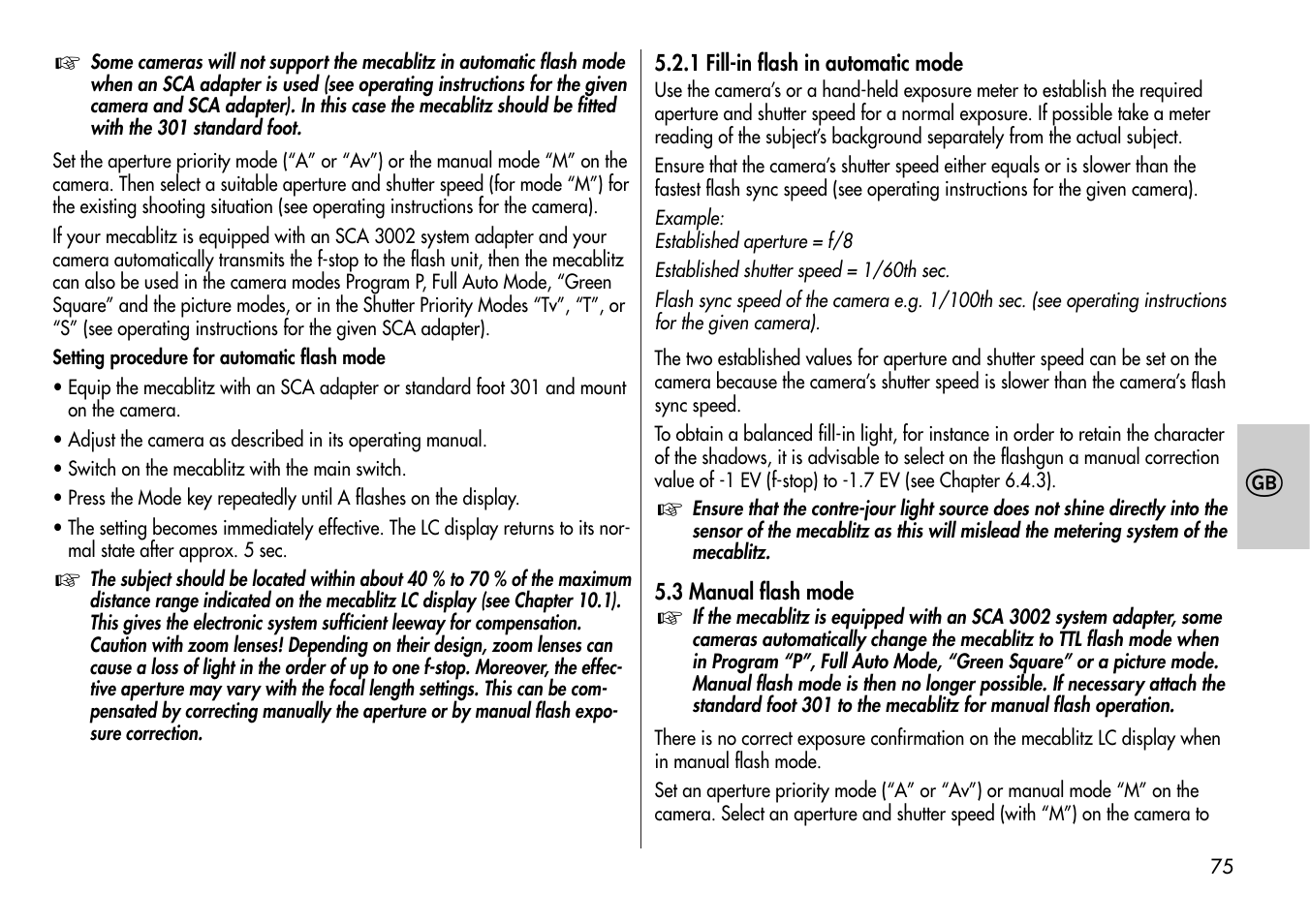 Metz Mecablitz 44 MZ-2 User Manual | Page 9 / 29