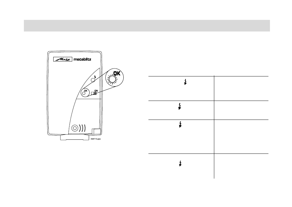 Flashgun instructions to the camera | Metz Mecablitz 34 AF-3N User Manual | Page 9 / 20