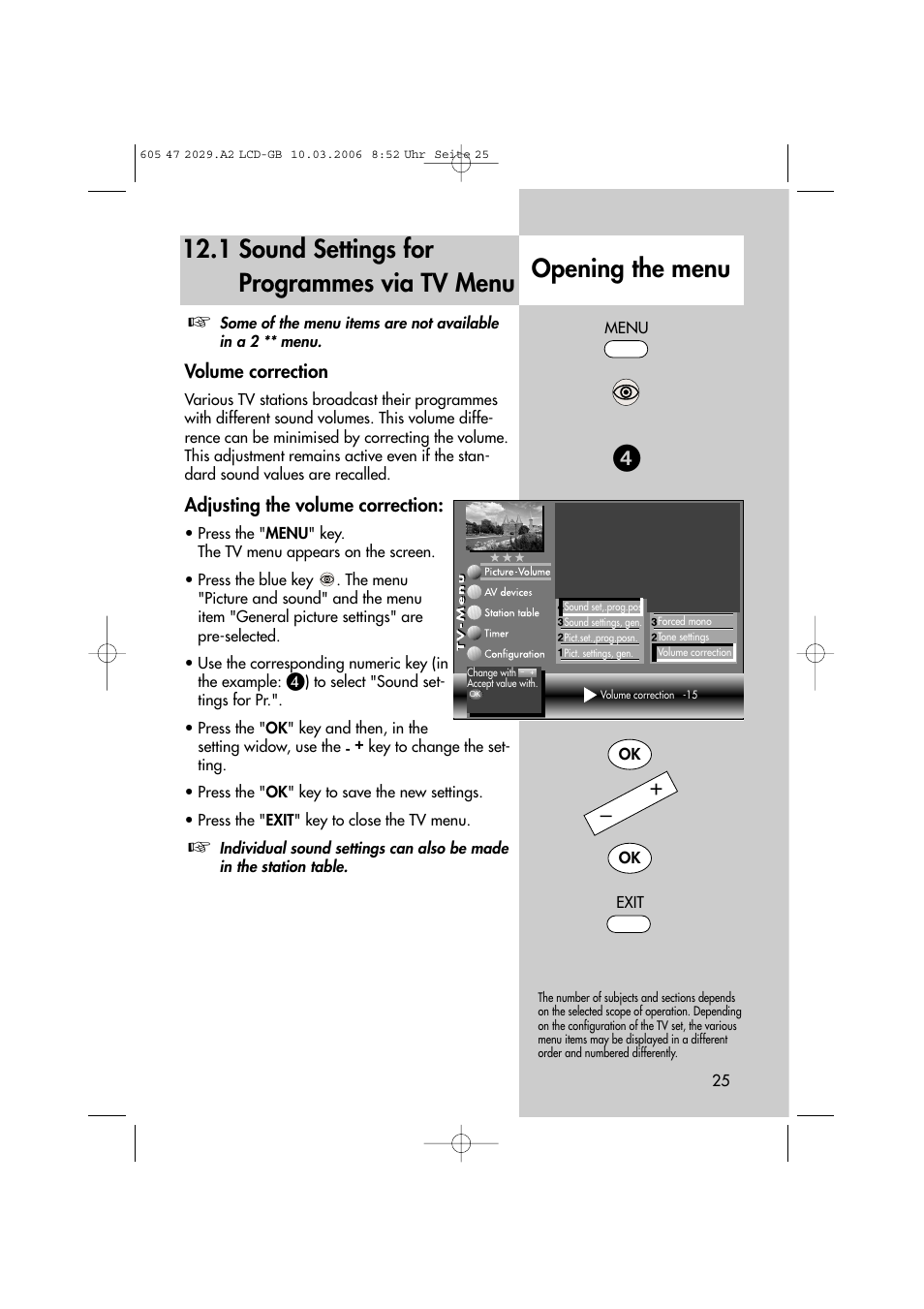 Metz Plasma-TV-Set User Manual | Page 25 / 110