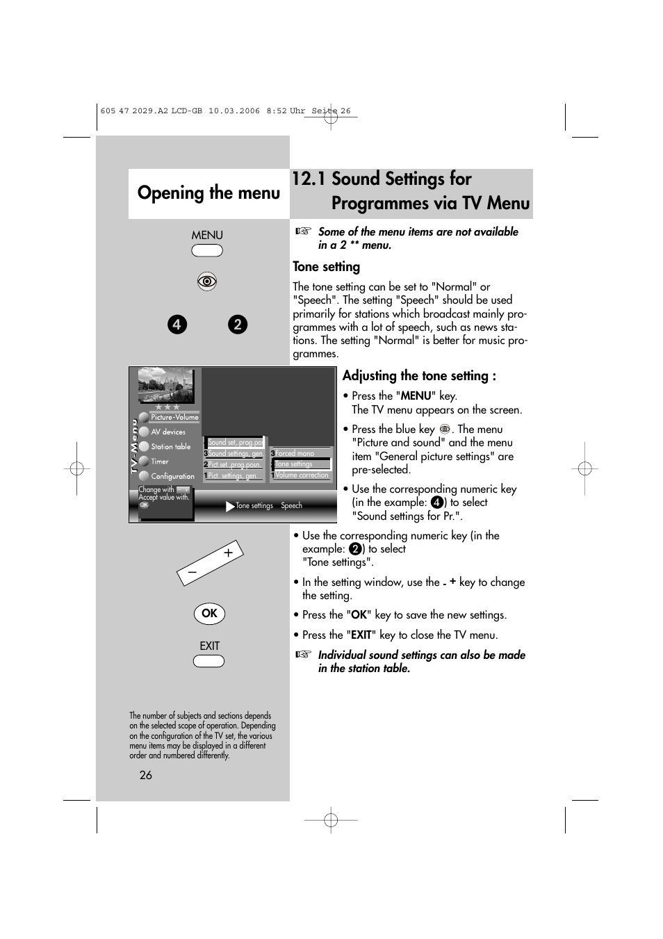 Metz Plasma-TV-Set User Manual | Page 26 / 110