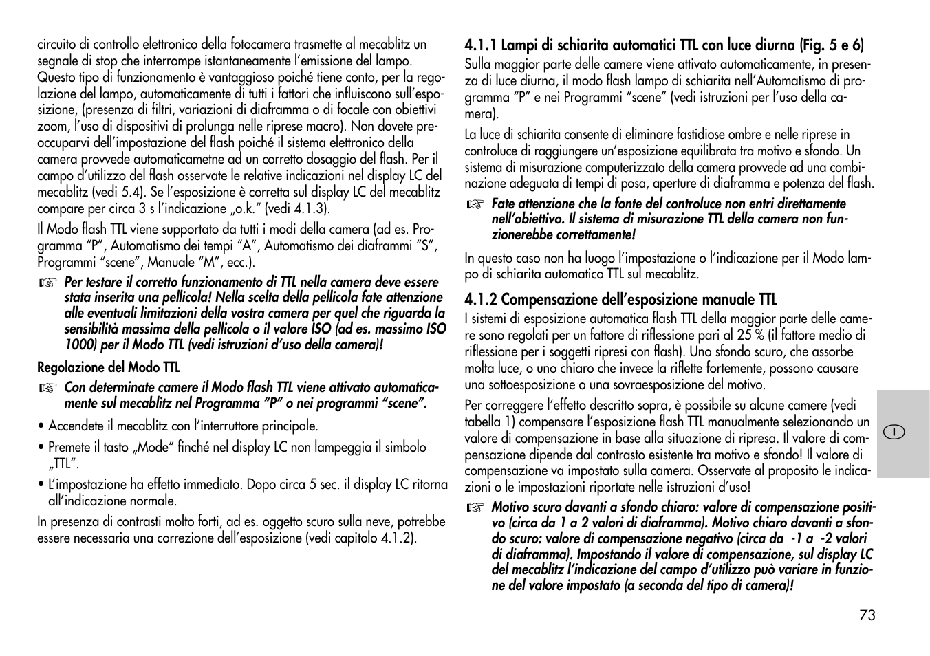 Metz Mecablitz 44 AF-3M User Manual | Page 73 / 108