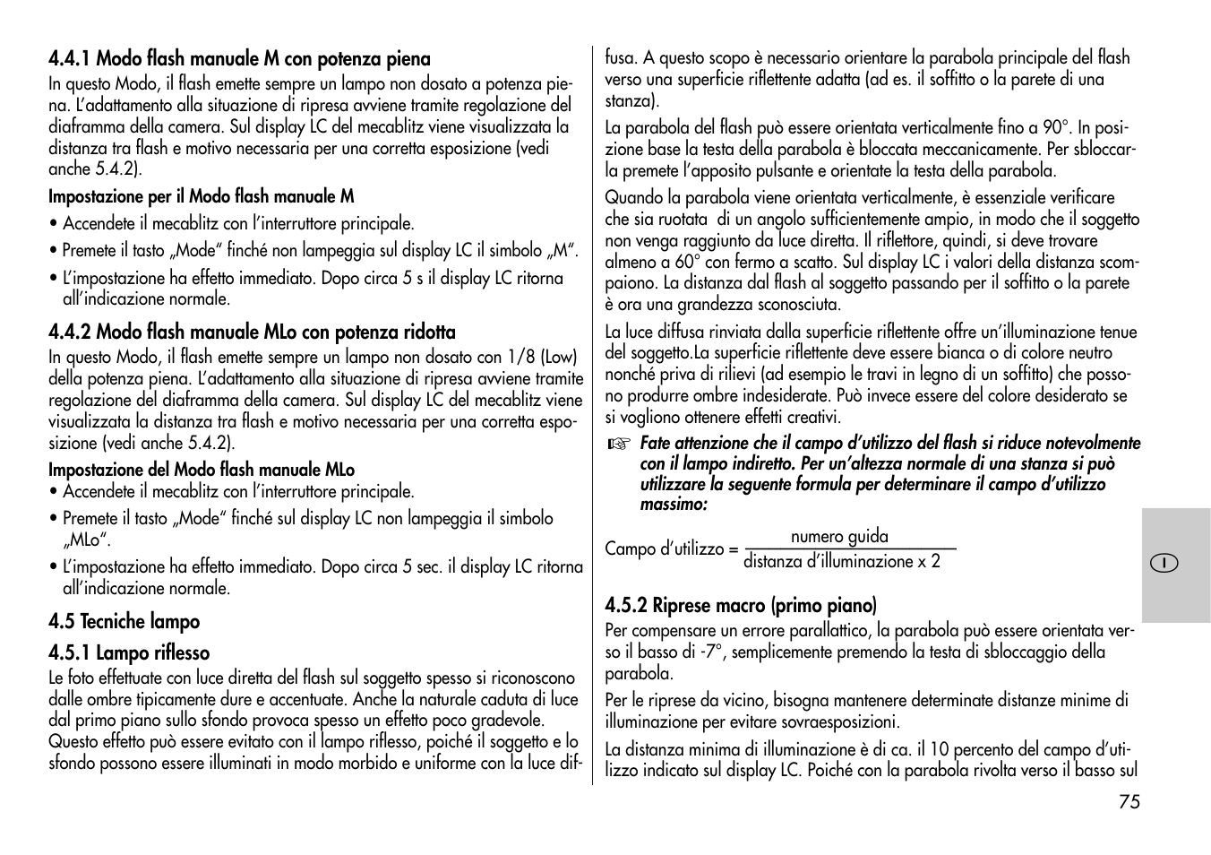 Metz Mecablitz 44 AF-3M User Manual | Page 75 / 108