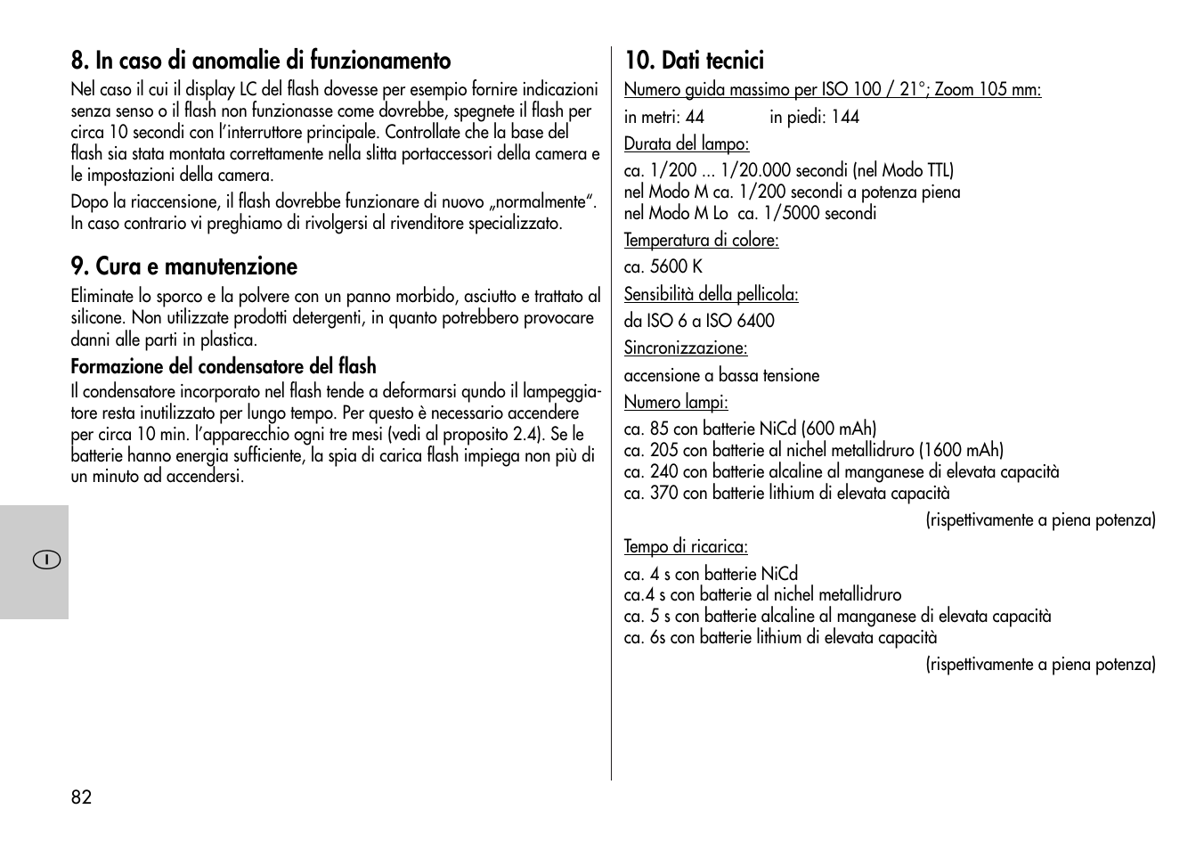 Metz Mecablitz 44 AF-3M User Manual | Page 82 / 108