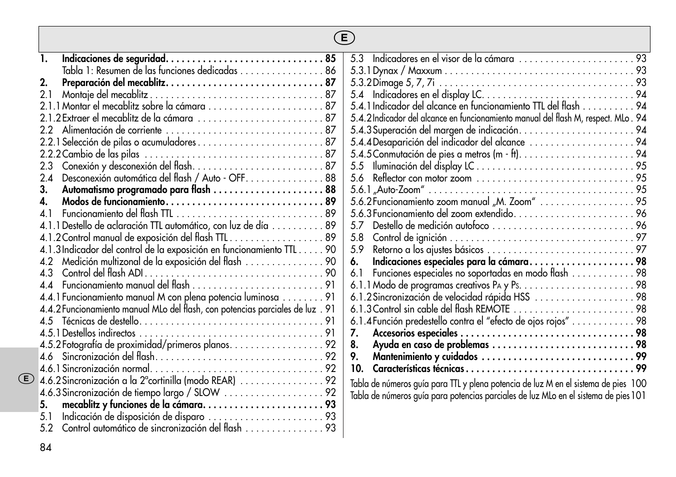 Metz Mecablitz 44 AF-3M User Manual | Page 84 / 108