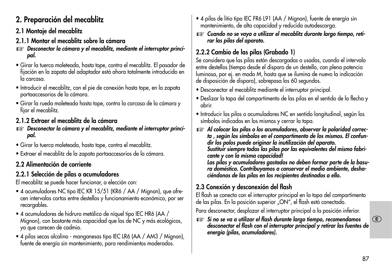 Metz Mecablitz 44 AF-3M User Manual | Page 87 / 108