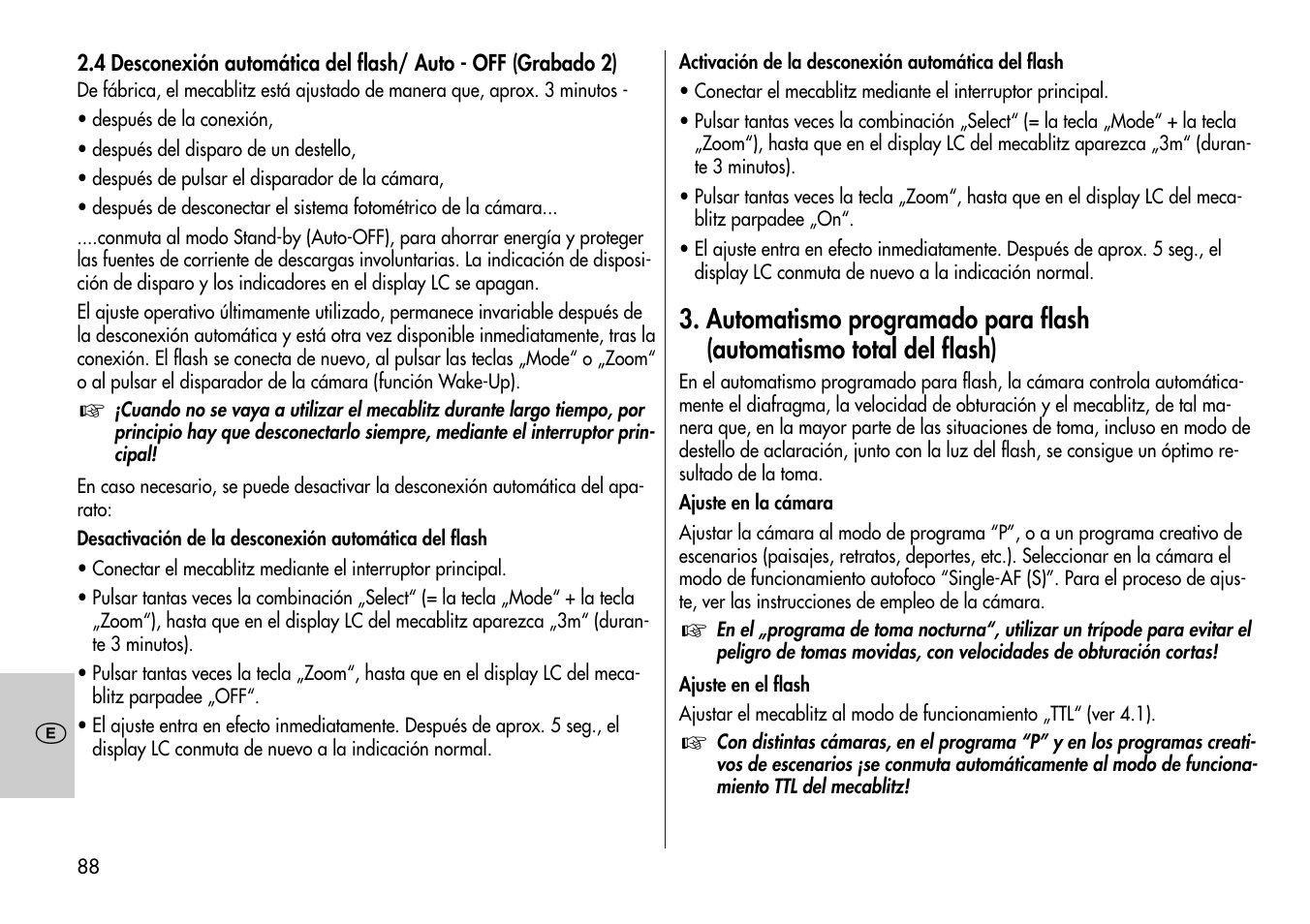 Metz Mecablitz 44 AF-3M User Manual | Page 88 / 108