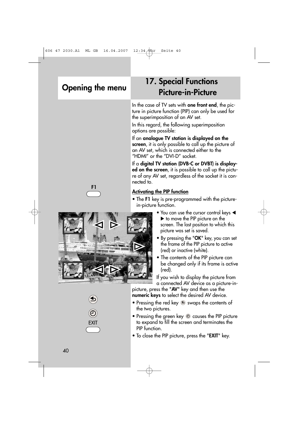 Metz LCD-TV None User Manual | Page 40 / 116