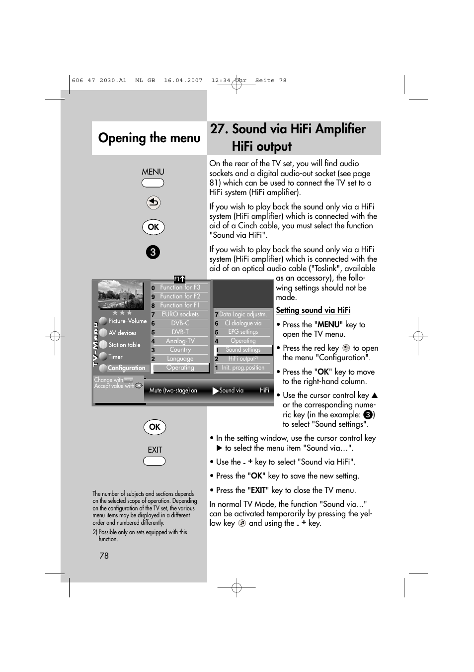 Metz LCD-TV None User Manual | Page 78 / 116