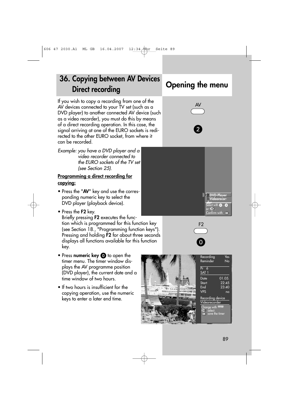 Metz LCD-TV None User Manual | Page 89 / 116