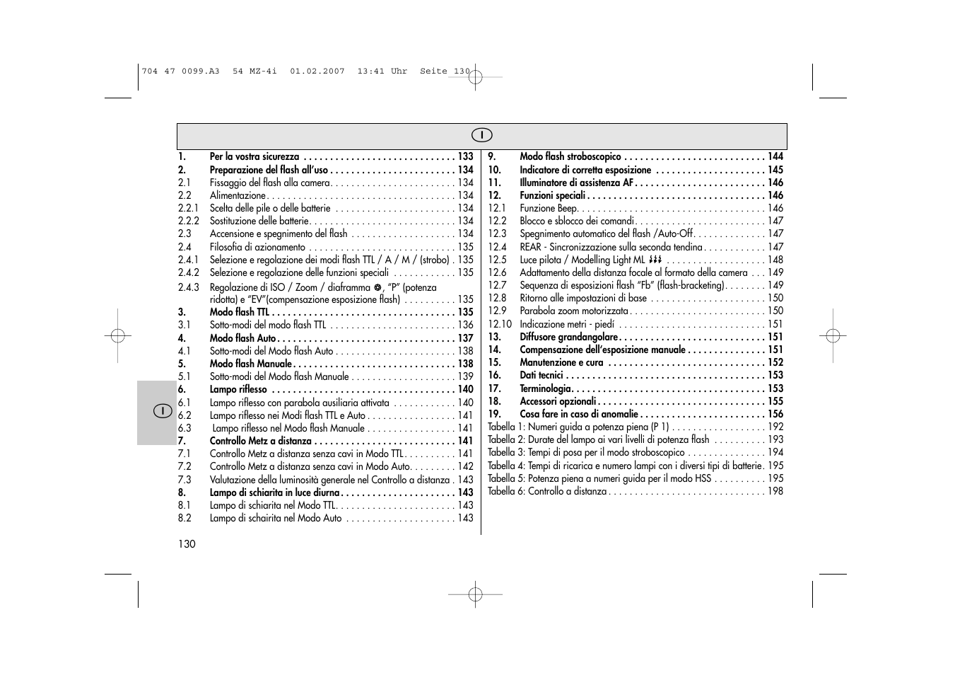 Metz MECABLITZ 54 MZ-4/4I User Manual | Page 130 / 206