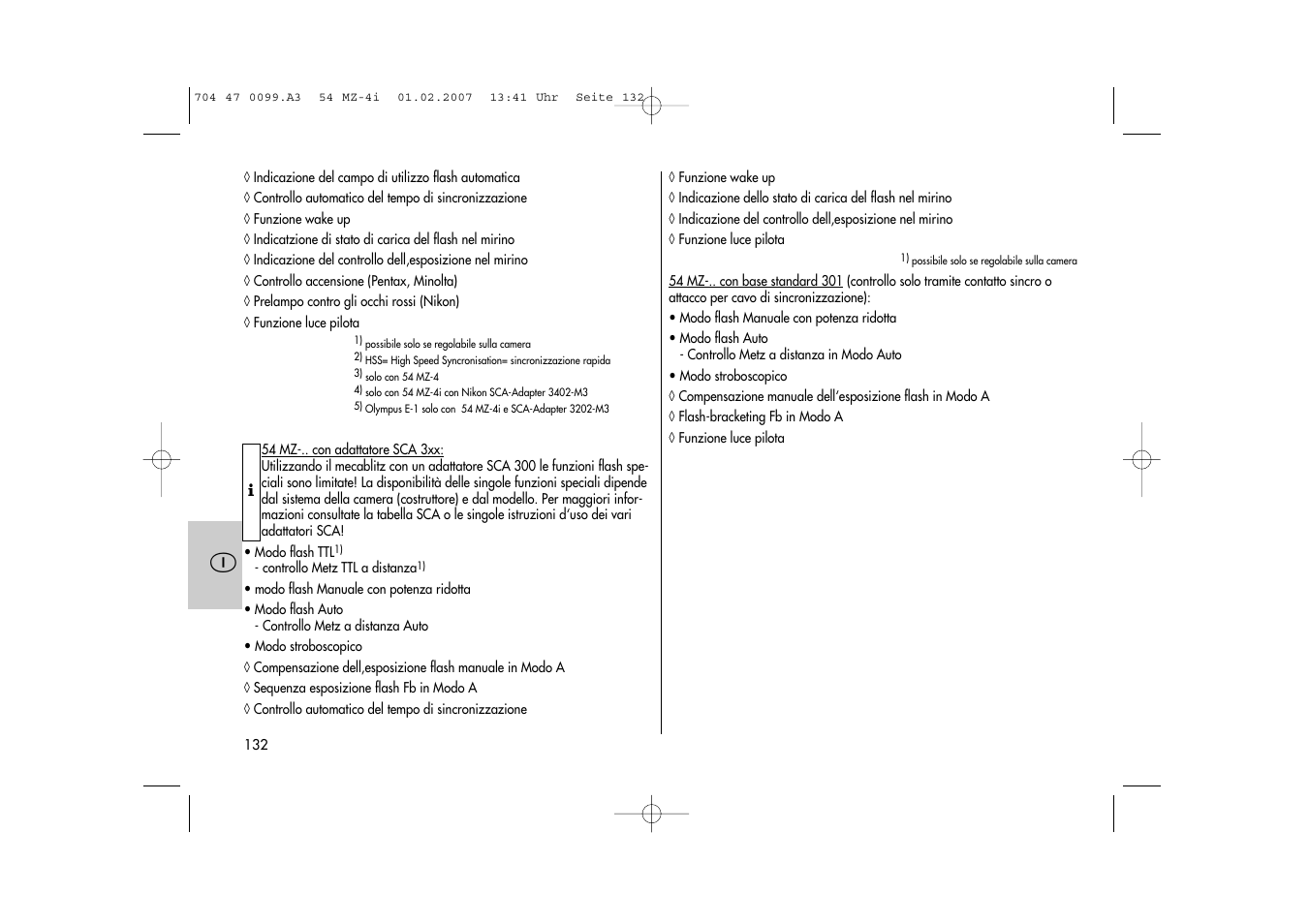 Metz MECABLITZ 54 MZ-4/4I User Manual | Page 132 / 206