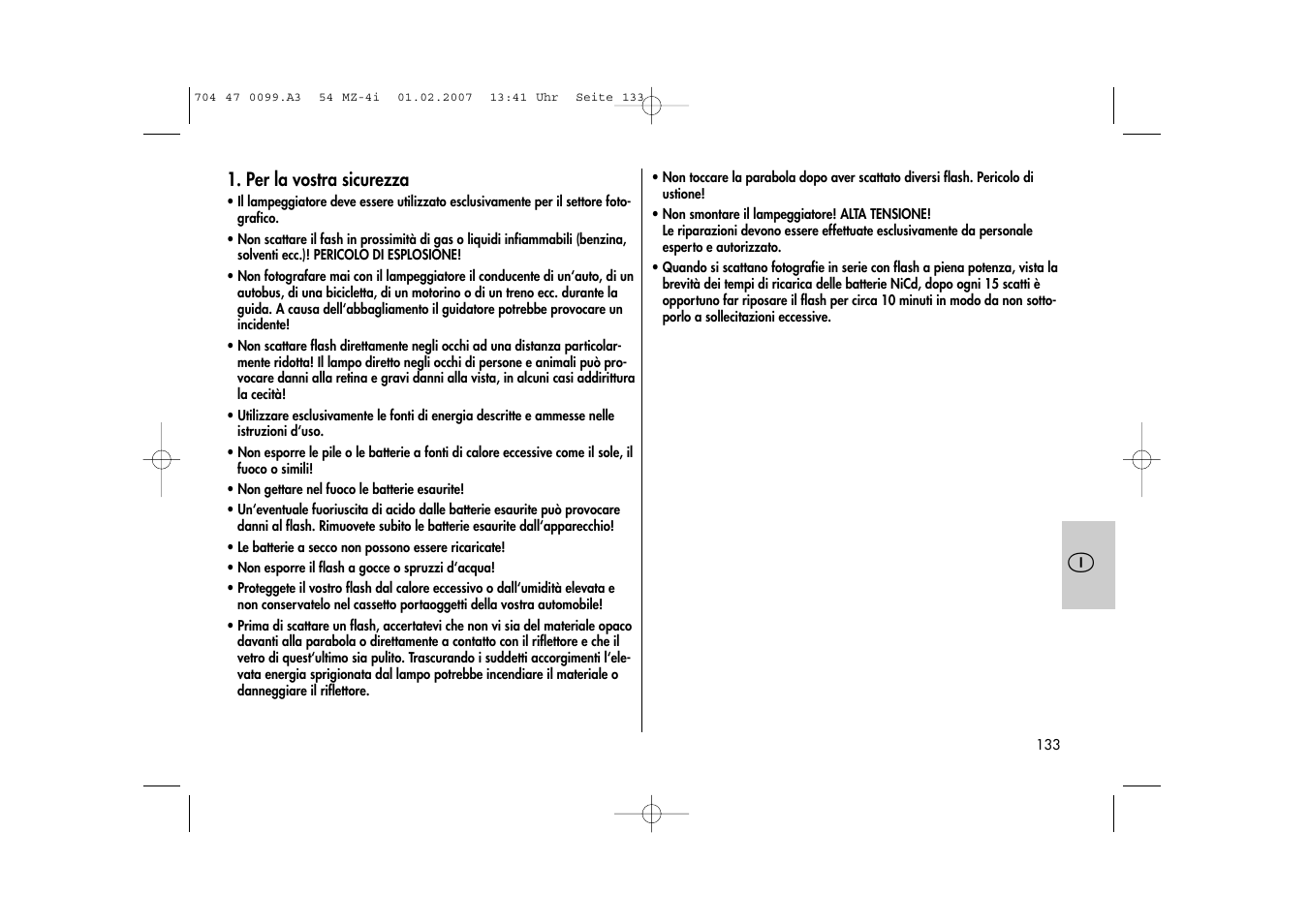 Metz MECABLITZ 54 MZ-4/4I User Manual | Page 133 / 206