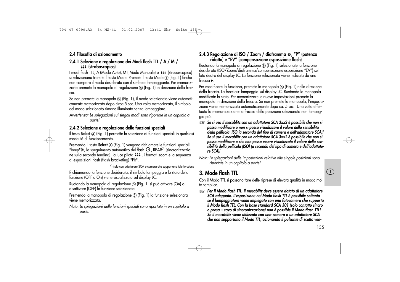 Metz MECABLITZ 54 MZ-4/4I User Manual | Page 135 / 206
