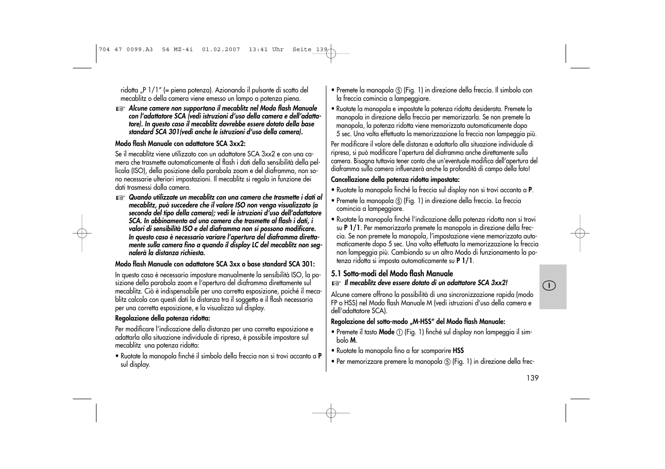 Metz MECABLITZ 54 MZ-4/4I User Manual | Page 139 / 206