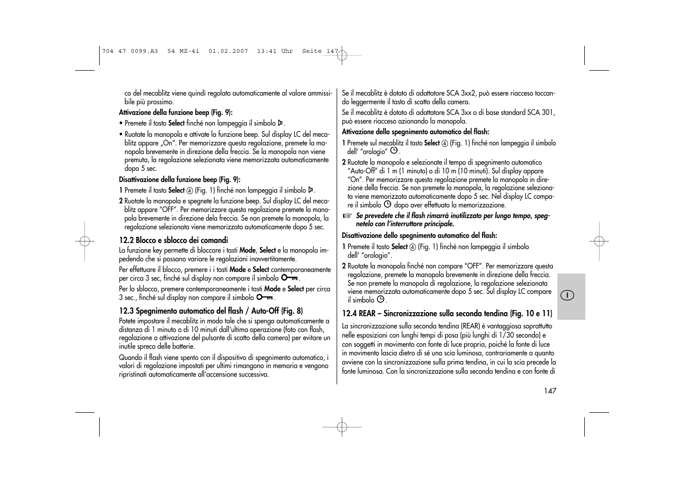 Metz MECABLITZ 54 MZ-4/4I User Manual | Page 147 / 206