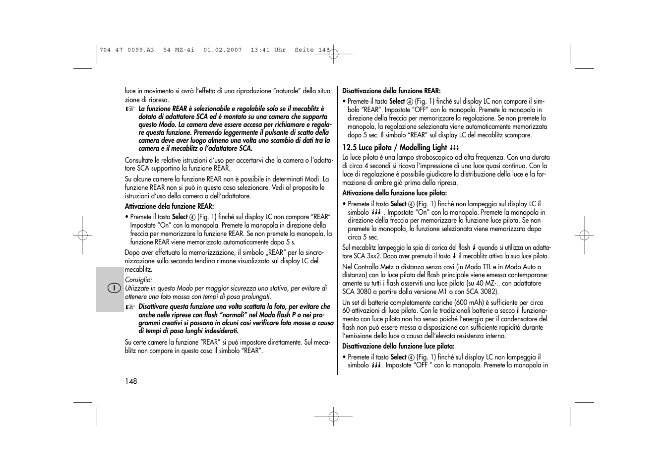 Metz MECABLITZ 54 MZ-4/4I User Manual | Page 148 / 206