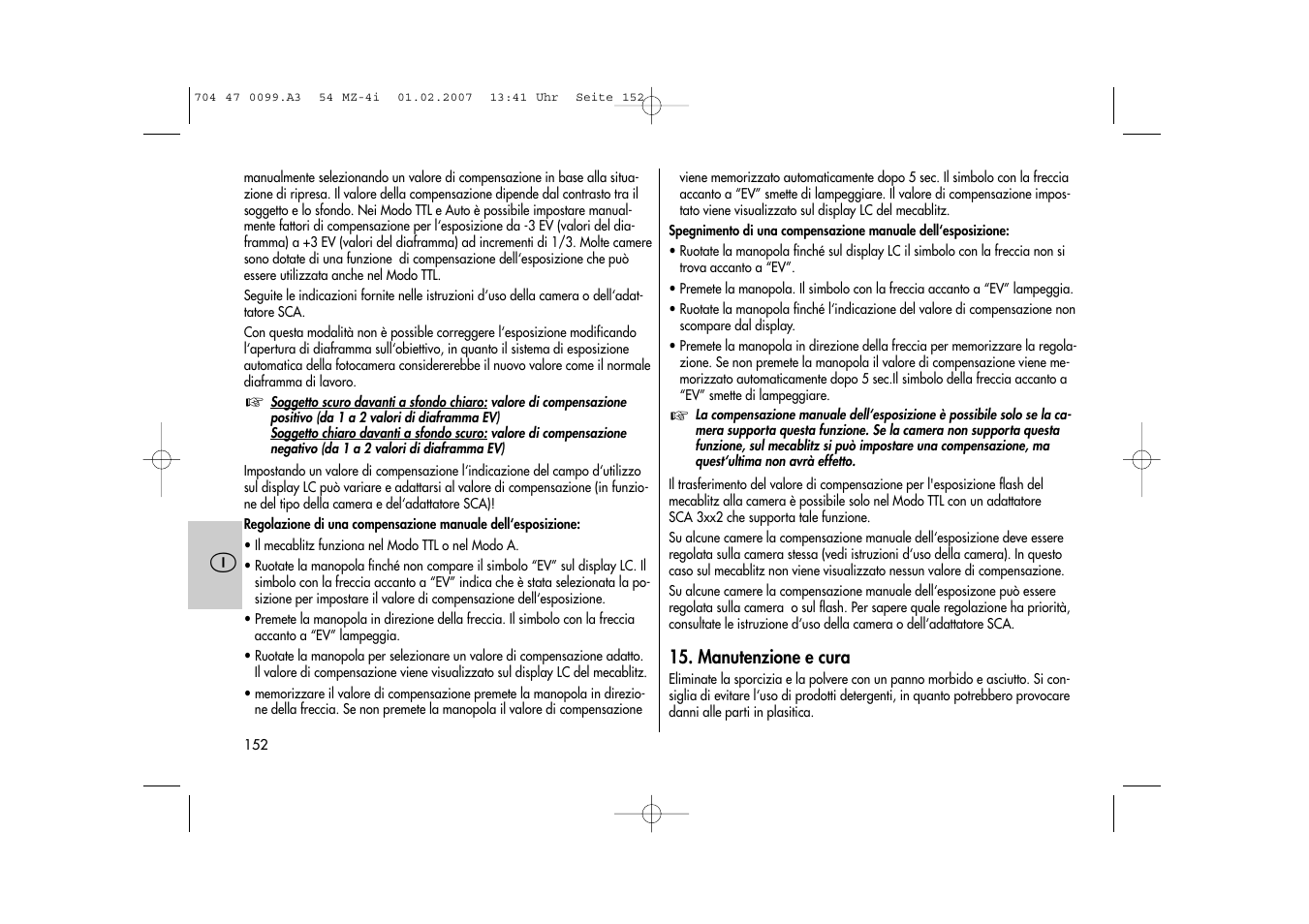 Metz MECABLITZ 54 MZ-4/4I User Manual | Page 152 / 206
