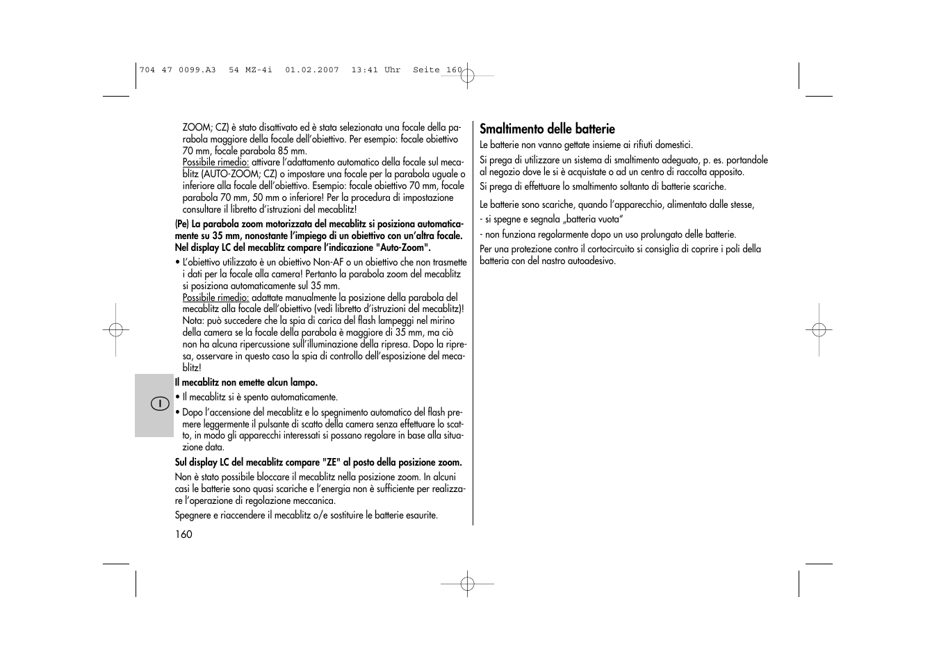 Metz MECABLITZ 54 MZ-4/4I User Manual | Page 160 / 206