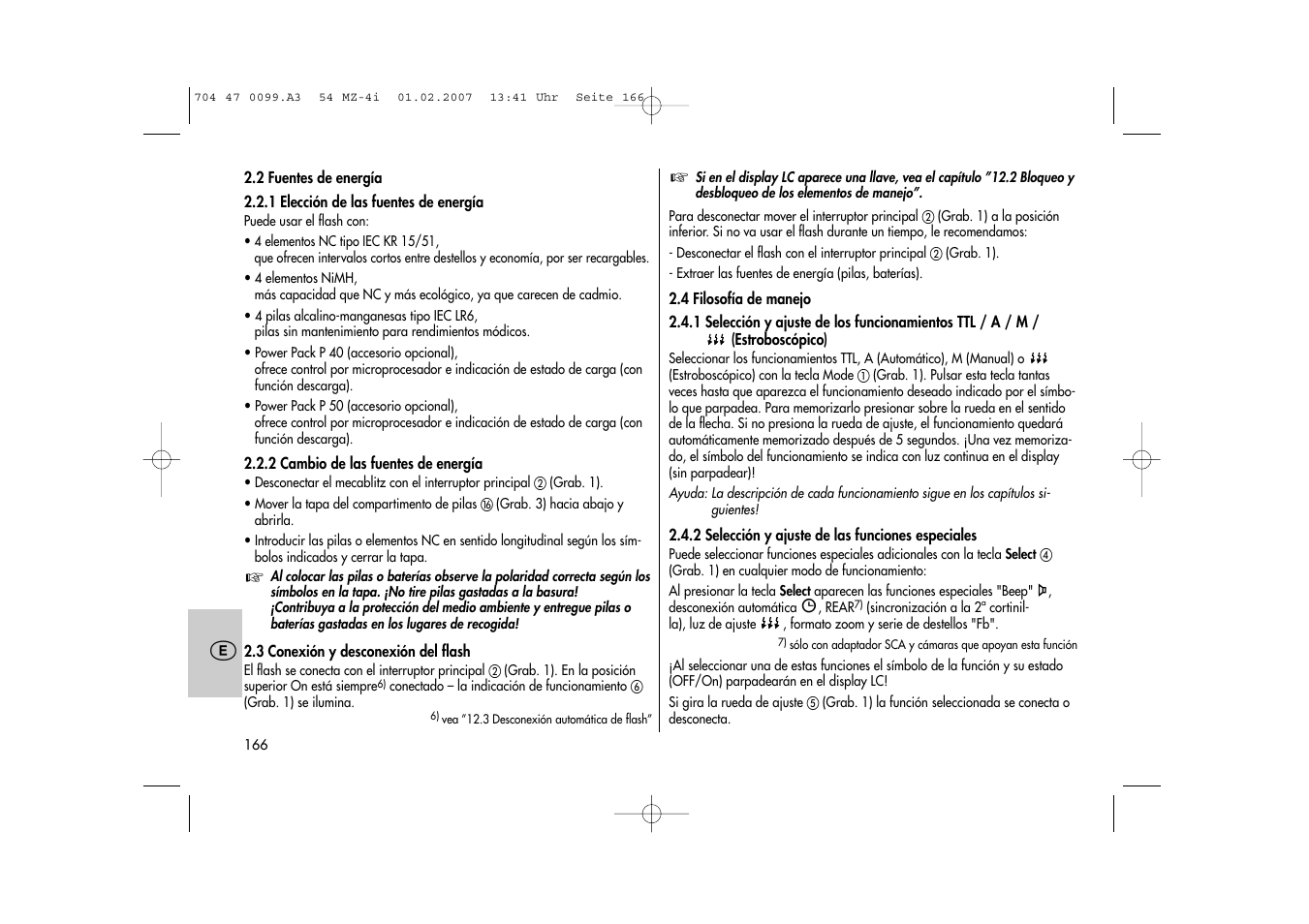 Metz MECABLITZ 54 MZ-4/4I User Manual | Page 166 / 206