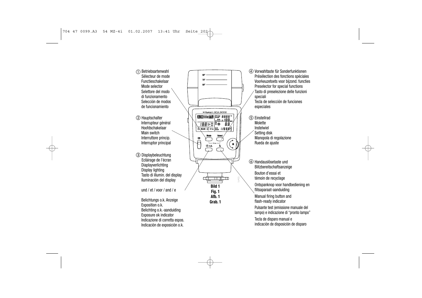 Metz MECABLITZ 54 MZ-4/4I User Manual | Page 202 / 206