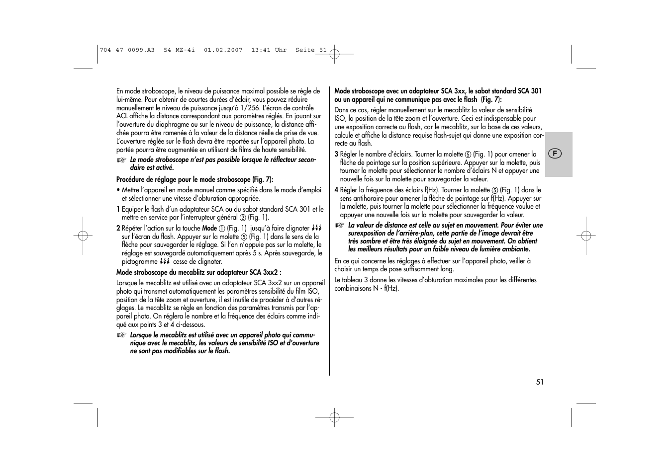 Metz MECABLITZ 54 MZ-4/4I User Manual | Page 51 / 206