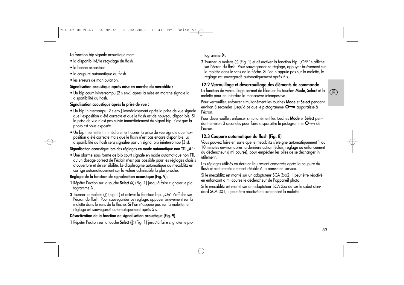 Metz MECABLITZ 54 MZ-4/4I User Manual | Page 53 / 206