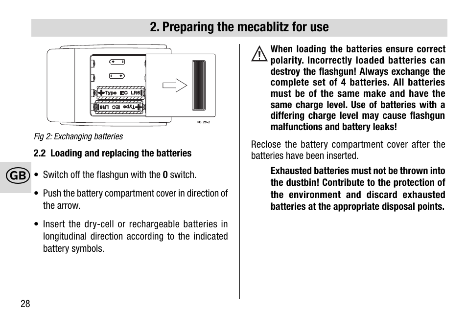 Metz 28 AF-4 N User Manual | Page 28 / 88