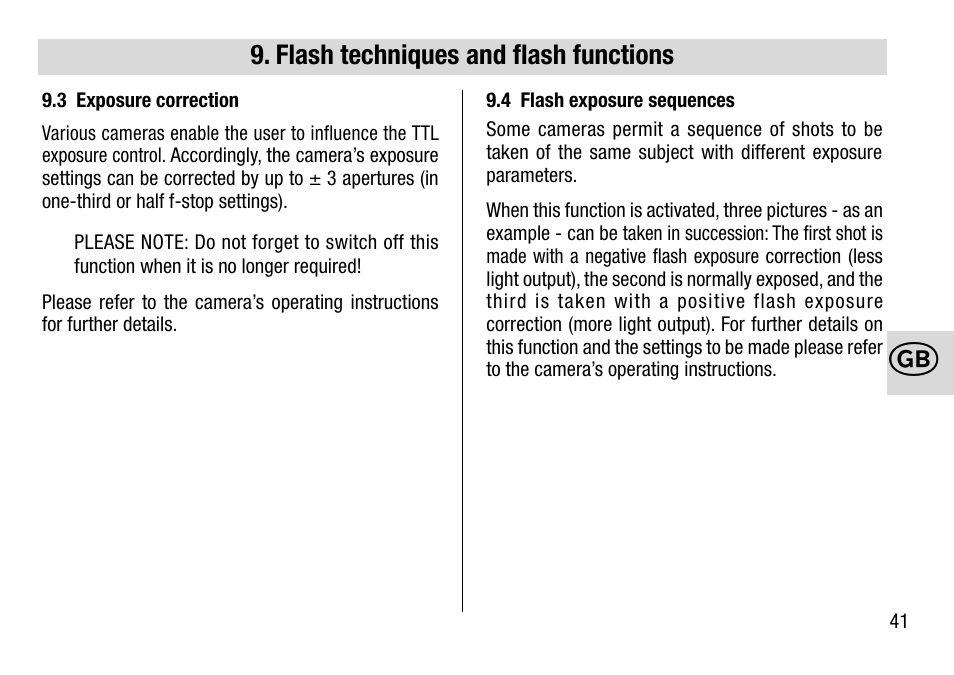 Metz 28 AF-4 N User Manual | Page 41 / 88