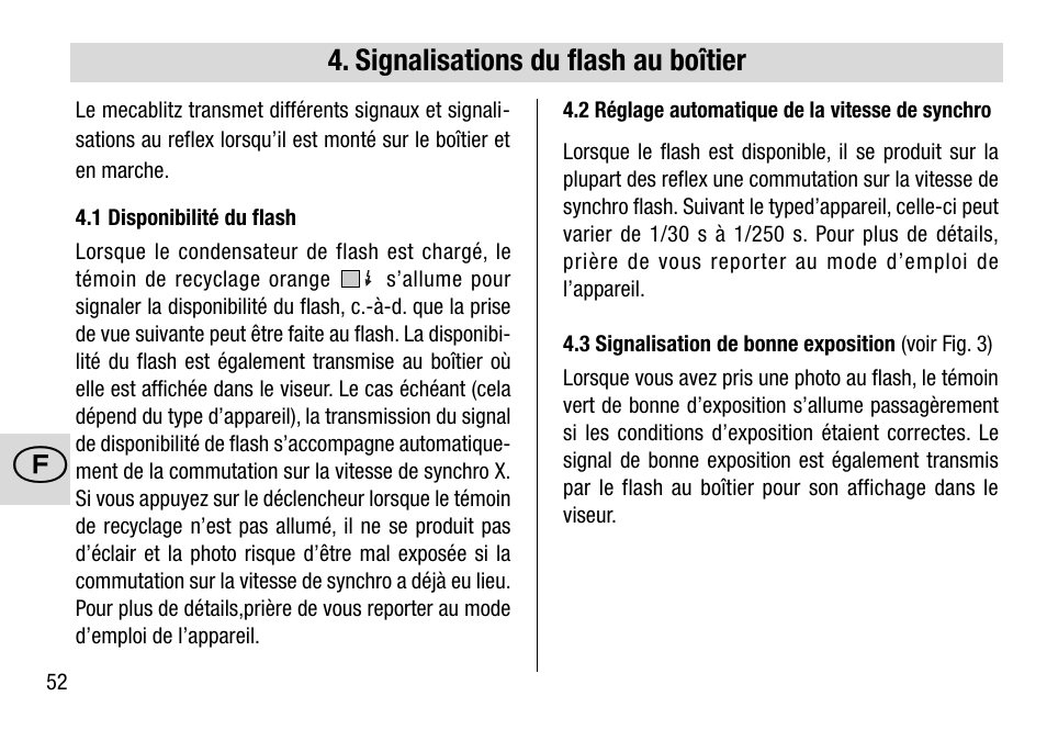 Metz 28 AF-4 N User Manual | Page 52 / 88