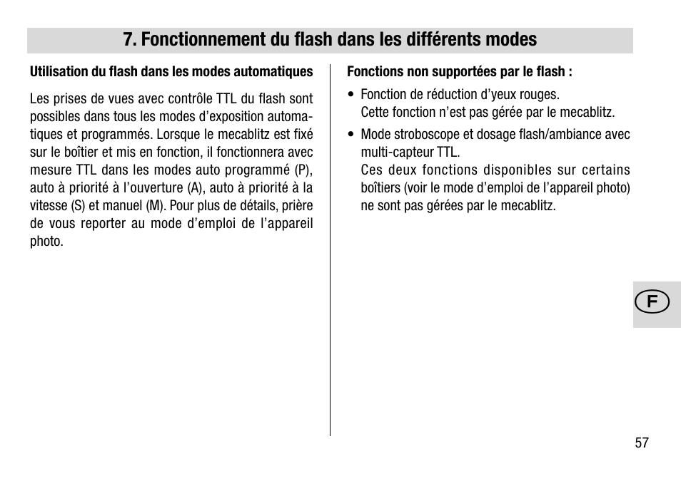 Metz 28 AF-4 N User Manual | Page 57 / 88