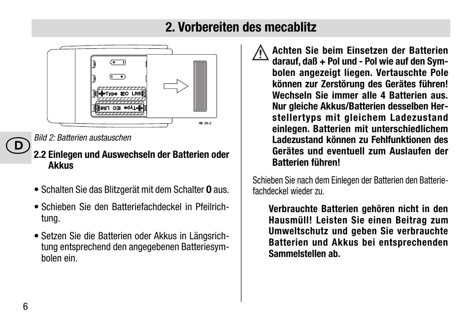 Metz 28 AF-4 N User Manual | Page 6 / 88