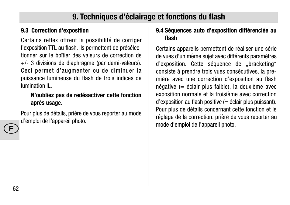 Metz 28 AF-4 N User Manual | Page 62 / 88