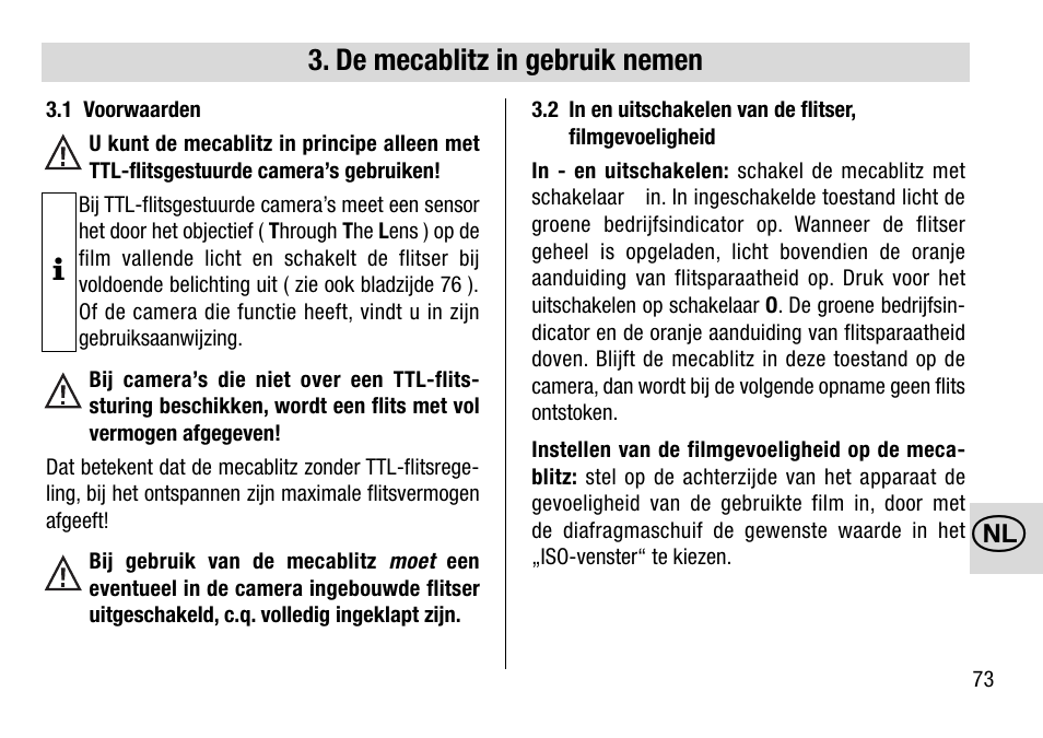 Metz 28 AF-4 N User Manual | Page 73 / 88