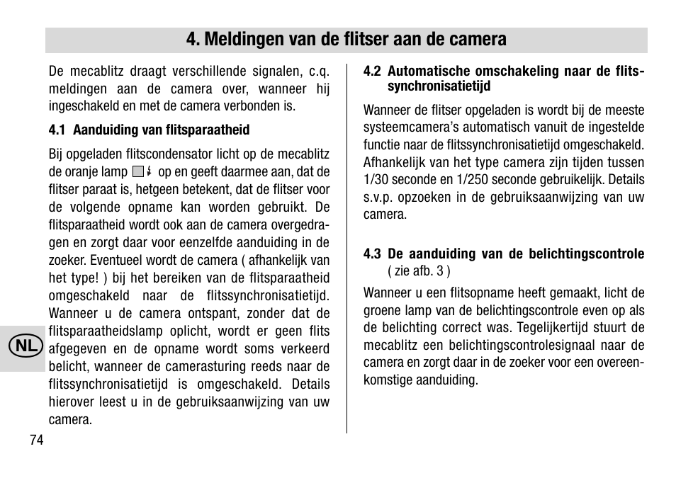 Metz 28 AF-4 N User Manual | Page 74 / 88