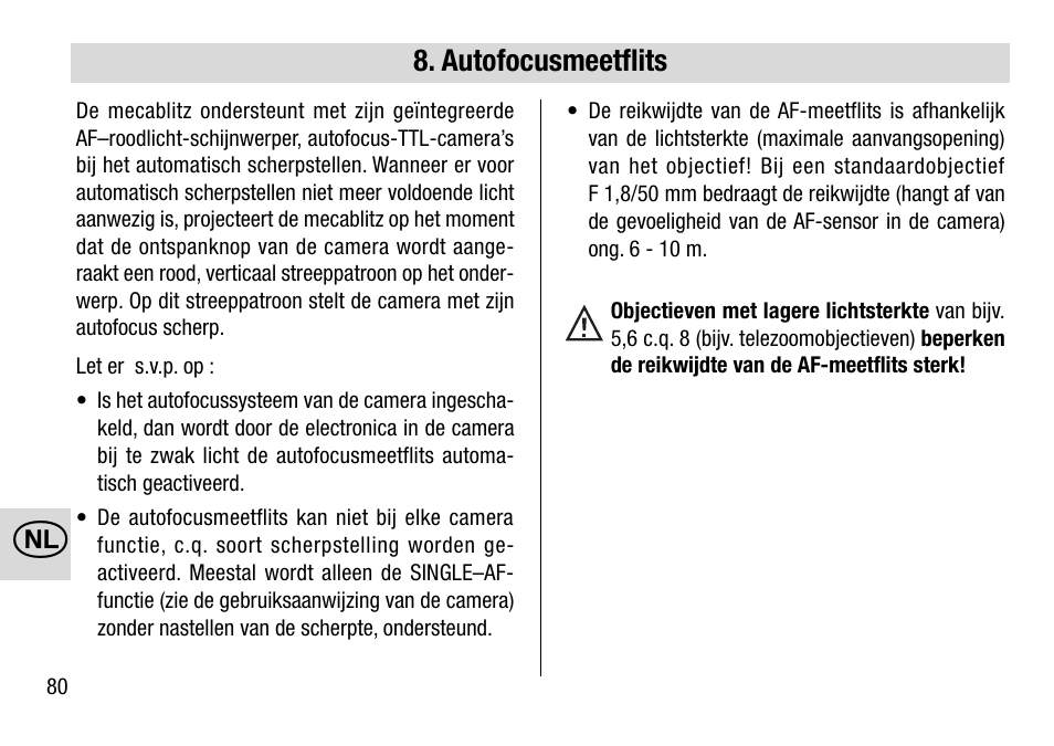 Metz 28 AF-4 N User Manual | Page 80 / 88