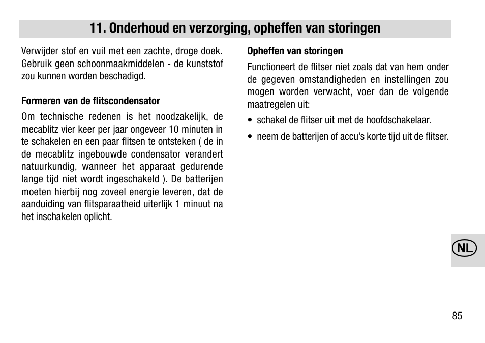 Metz 28 AF-4 N User Manual | Page 85 / 88