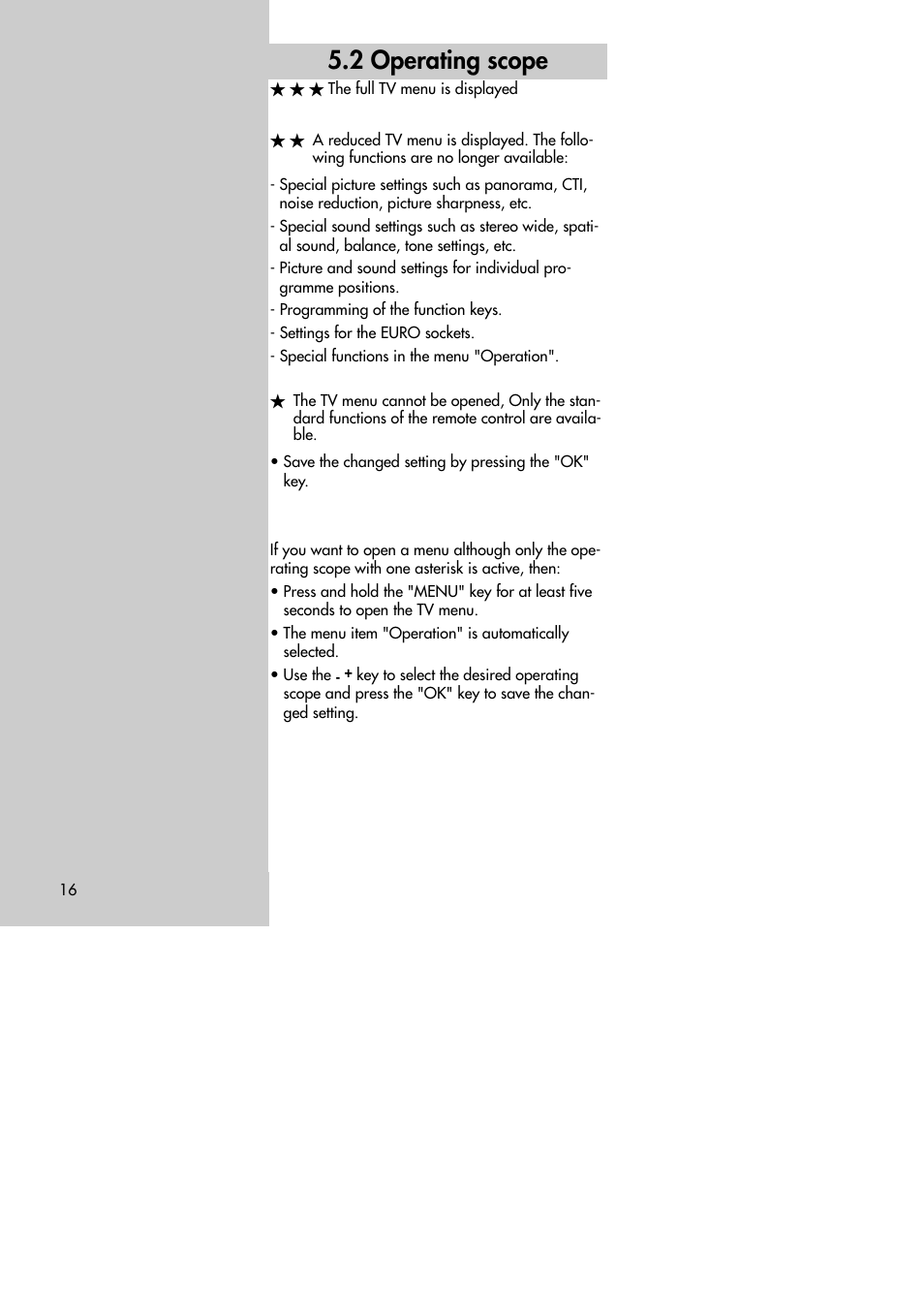 2 operating scope | Metz MF 72TK80 User Manual | Page 16 / 88