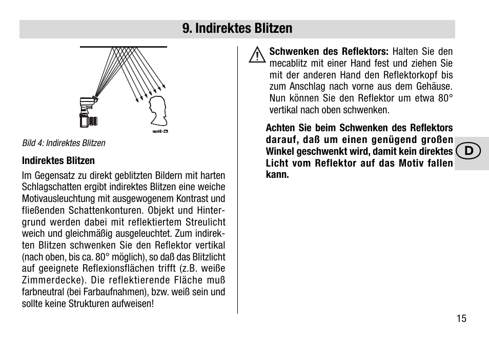 Metz 28 AF-4 C User Manual | Page 15 / 76