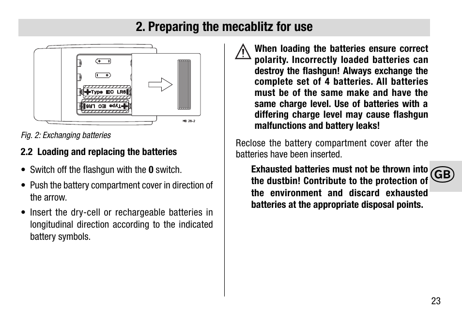 Metz 28 AF-4 C User Manual | Page 23 / 76