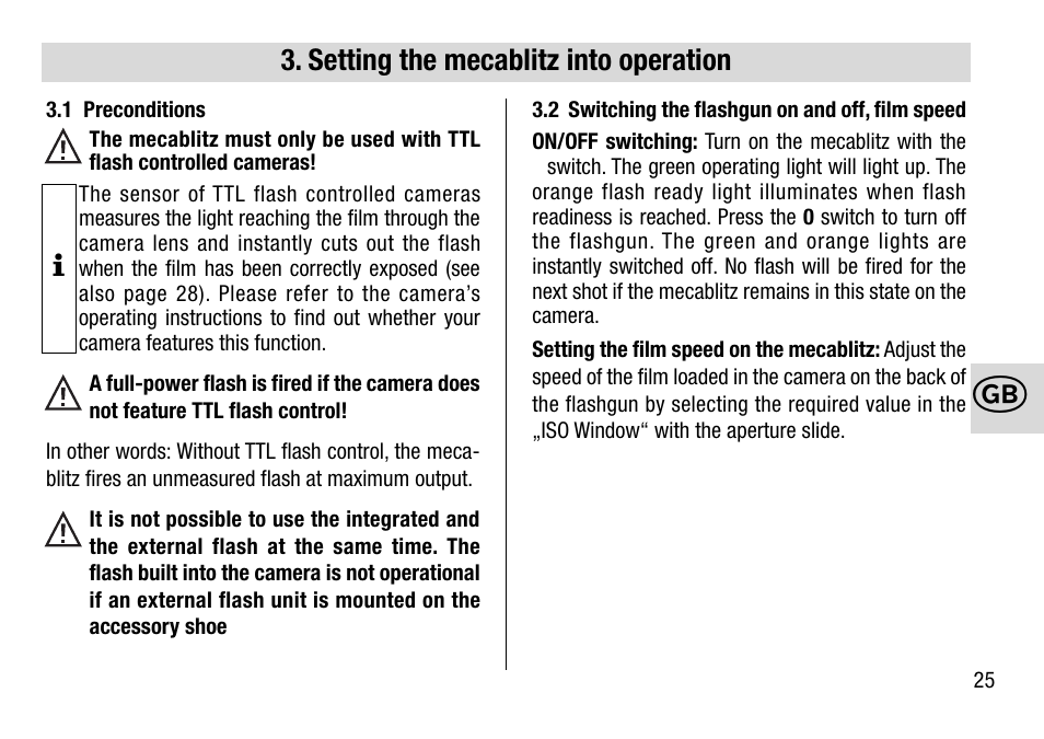 Metz 28 AF-4 C User Manual | Page 25 / 76
