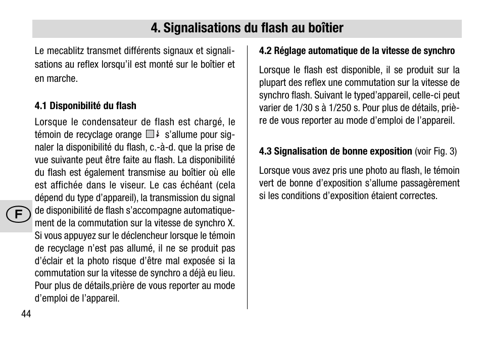 Metz 28 AF-4 C User Manual | Page 44 / 76